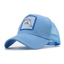 Load image into Gallery viewer, Blue Animal Cap